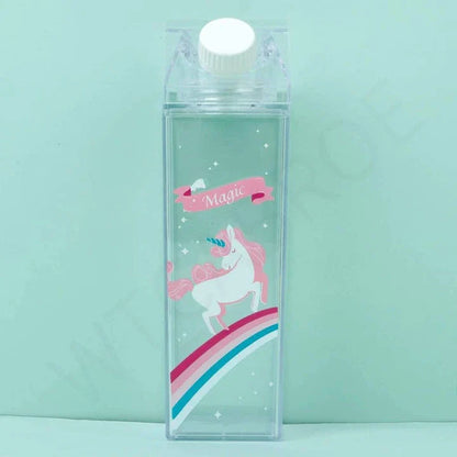 Premium transparent water bottle made with eco-friendly materials, featuring a crystal-clear design and durable construction for everyday hydration