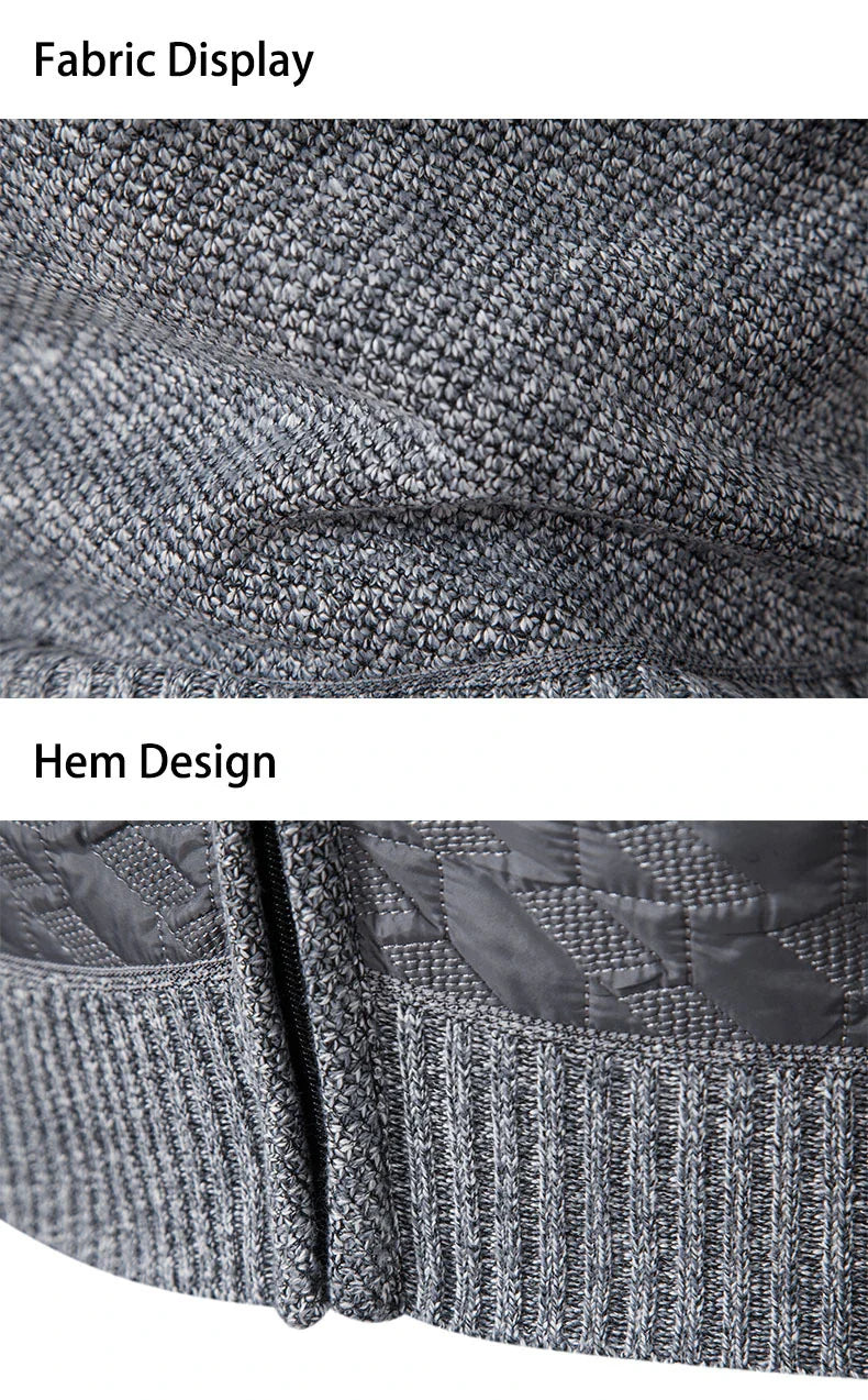 Premium slim-fit jacket with stand collar in a range of classic colours, made from high-quality chenille fabric for exceptional warmth and comfort.