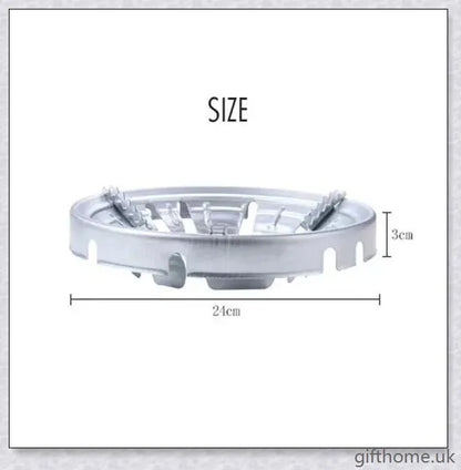 Premium gas stove flame diffuser with even flame distribution and anti-skid blades for fuel-efficient cooking