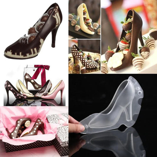 Eco-Friendly Chocolate Mould in the Shape of a Charming Shoe