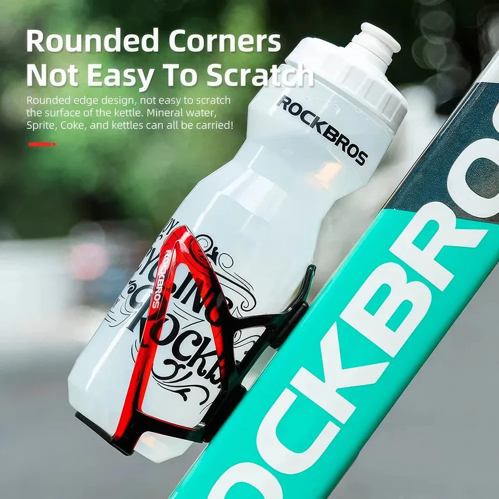 Stylish and lightweight cycling bottle holder in black with vibrant two-tone design, perfect for UK cyclists