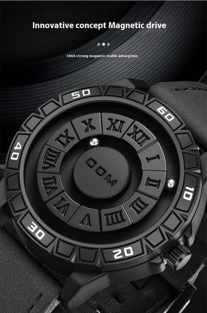 A sophisticated magnetic suspension waterproof watch with a sleek and personalised design