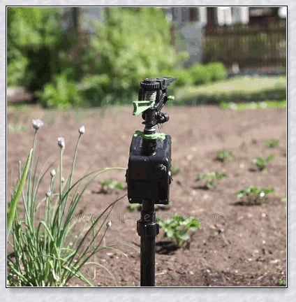 Spray Away Solar-Powered Motion-Activated Garden Sprinkler for pest deterrent