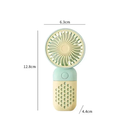 Compact USB Mini Handheld Fan - Sleek, Quiet, and Portable Design for Refreshing Cooling Anywhere
