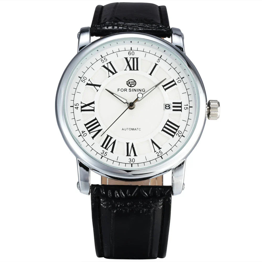 Premium mechanical wristwatch with a sleek, classic British design and durable construction