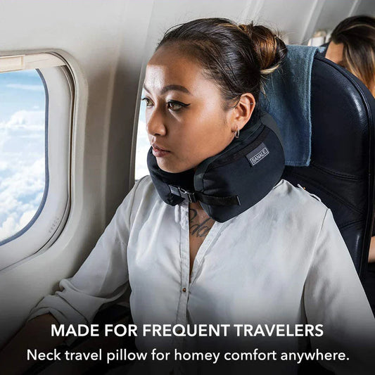 Premium Memory Foam Travel Pillow for Restful Journeys - Compact, Portable, and Supportive Design