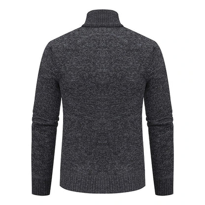 Premium slim-fit jacket with stand collar in a range of classic colours, made from high-quality chenille fabric for exceptional warmth and comfort.