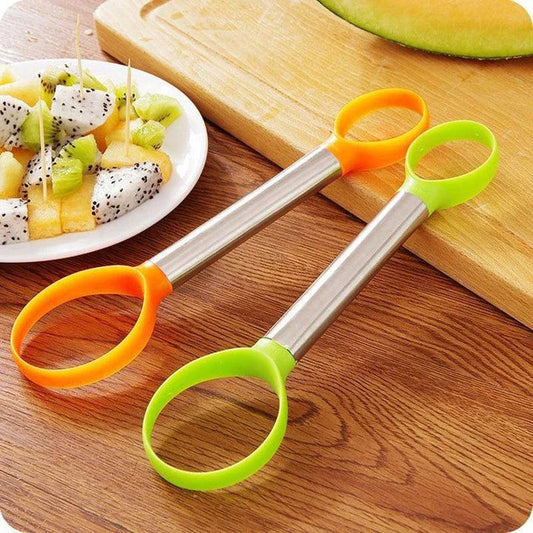 A set of premium stainless steel fruit carving tools for creating intricate designs and delicate garnishes