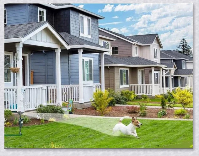Spray Away Solar-Powered Motion-Activated Garden Sprinkler for pest deterrent