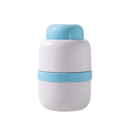 Portable 2-in-1 Pill Box with Pill Cutter, a compact and versatile medication organiser with cutting capabilities