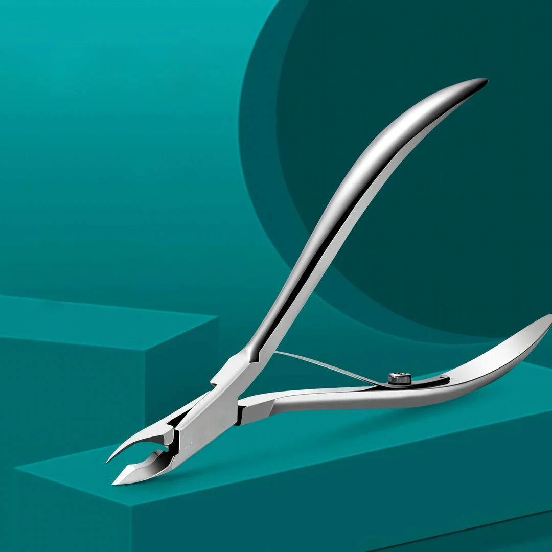 Premium stainless steel nail and cuticle nipper set with advanced features for salon-quality manicures at home
