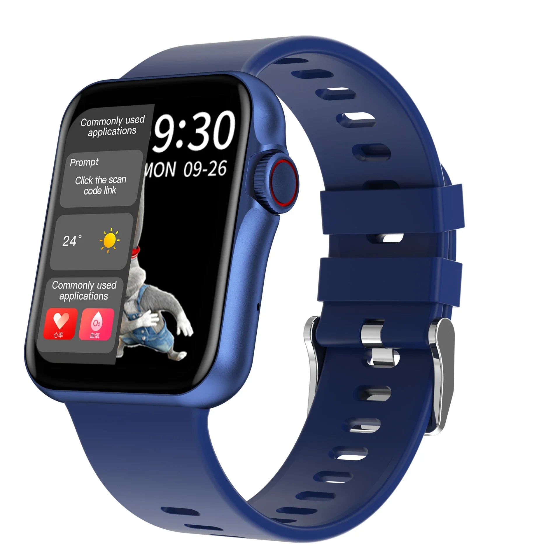 Fashionable D07 Smart Watch for Women with Bluetooth, Music, Step Counting, Heart Rate Monitoring, and Waterproof Design