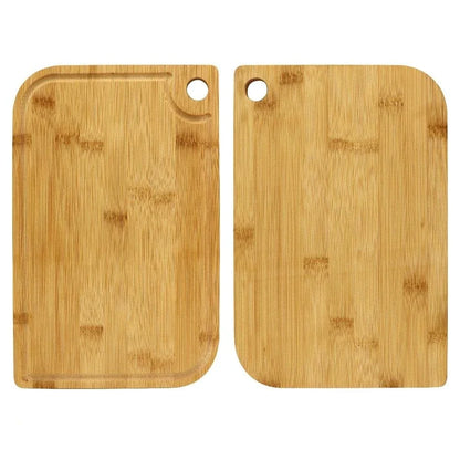 Premium natural bamboo chopping board with a sleek and modern design, providing a durable and scratch-resistant surface for all your food preparation needs.