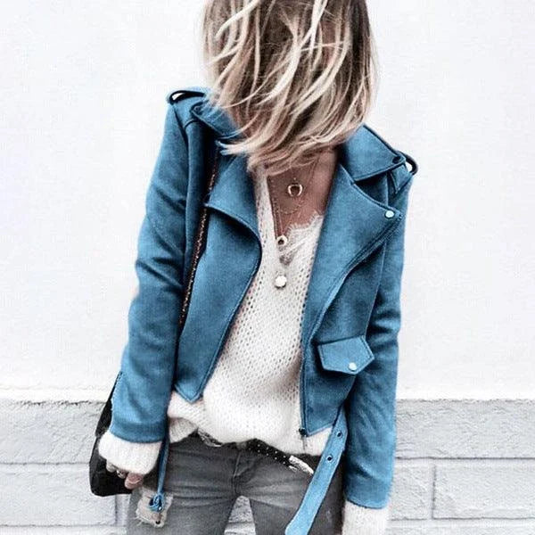Premium suede jacket with slim British fit, available in various colours and sizes