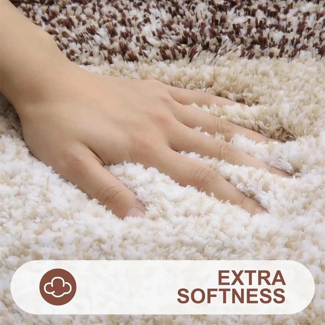 Luxurious microfibre absorbent bath mat in grey, featuring soft coral velvet surface and high-density memory foam cushioning
