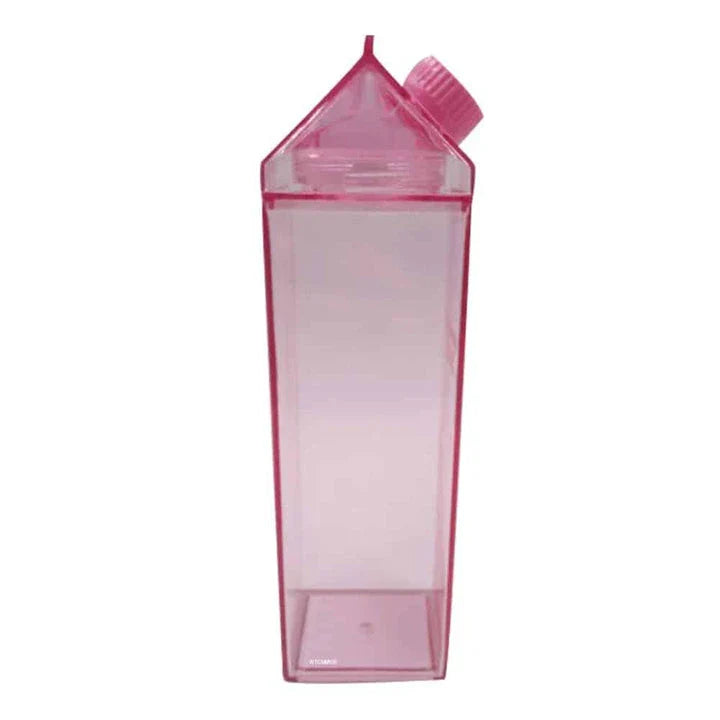 Premium transparent water bottle made with eco-friendly materials, featuring a crystal-clear design and durable construction for everyday hydration