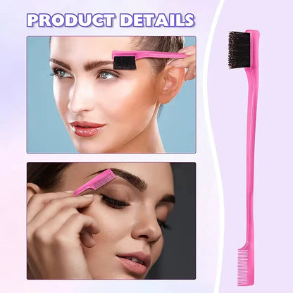 Premium 8-Piece Professional Hair Styling Comb Set with Salon Teasing Brush, Triple Teasing Comb, Rat Tail Comb, and Duckbill Hair Clips