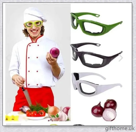 Anti-Spill Sunglasses with Polycarbonate Frame and Lenses, Offering UV400 Protection for Safe and Comfortable Cooking