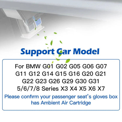 BMW Ambient Air Cartridge Reviver - USB Powered Air Freshener Reset Tool for BMW Vehicles