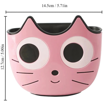 Creative Cartoon Cat Sink Drainage Bag - a charming and functional organiser for keeping your kitchen sink tidy and essentials within reach.