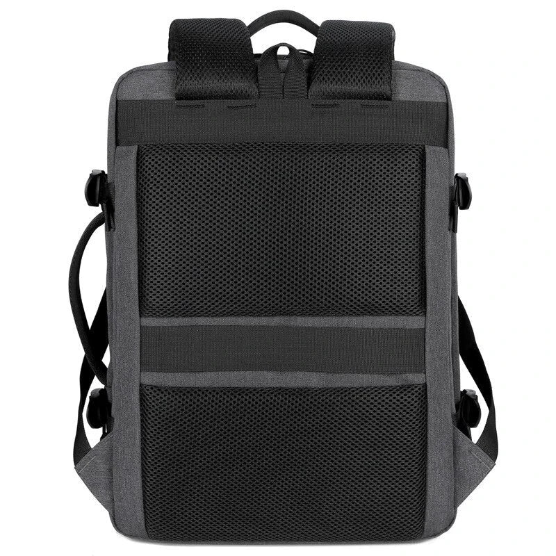 Premium Expandable Travel Backpack with USB Charging Port and Waterproof Oxford Fabric
