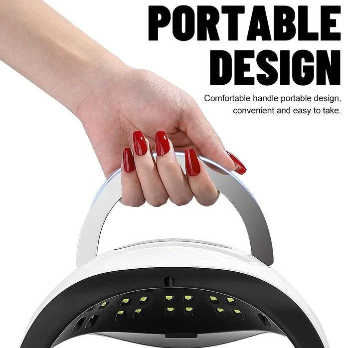 Trendha 320W High Power UV LED Nail Lamp with 4 Timers and Smart Sensor for Salon-Quality Nails at Home
