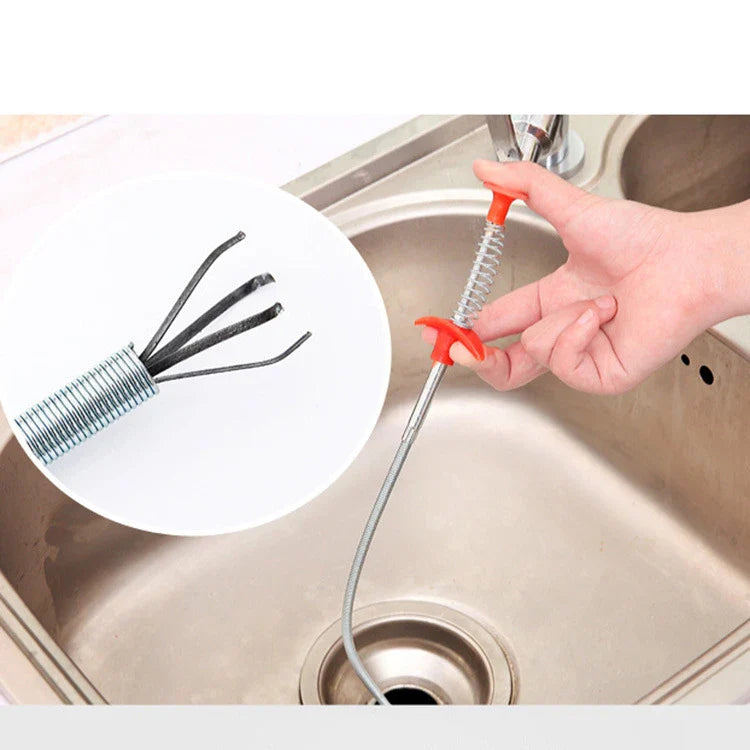 Trendha Four-Claw Pipe Unblocker - A durable and efficient tool for clearing blocked sinks and drains