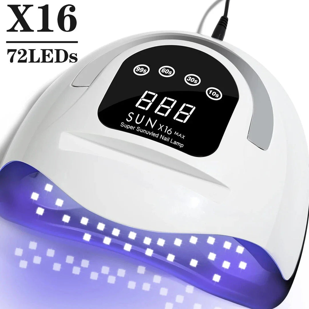 Trendha 320W High Power UV LED Nail Lamp with 4 Timers and Smart Sensor for Salon-Quality Nails at Home