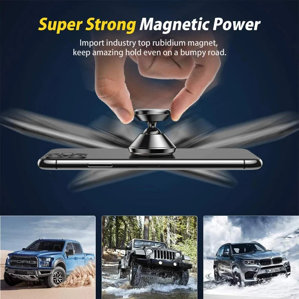 Premium Magnetic Car Phone Holder: Secure and stylish smartphone mount for UK vehicles