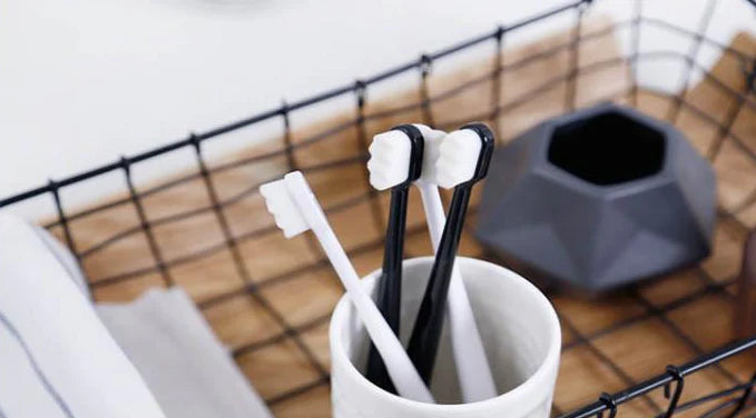 Premium soft-bristle toothbrush with multiple design options for gentle dental cleaning