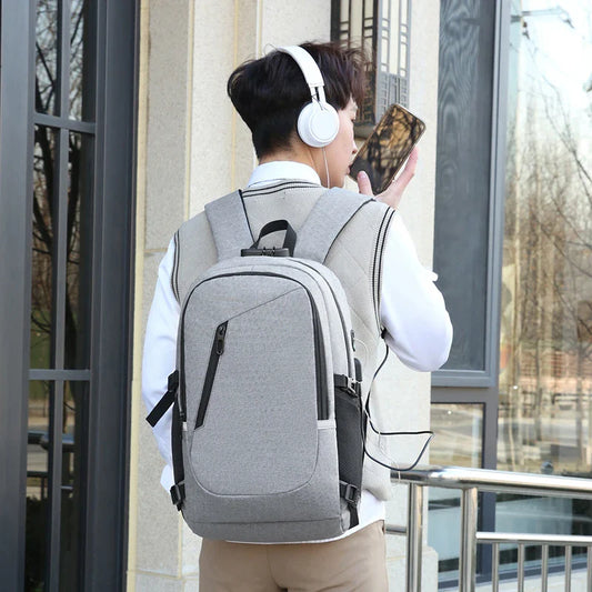 Premium Oxford cloth backpack in various colours, featuring a spacious 20-35L capacity, durable construction, and adjustable straps for comfortable travel