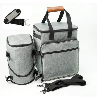 Airline-approved pet travel backpack made of durable nylon with multiple pockets for organised storage and adjustable straps for comfortable carrying