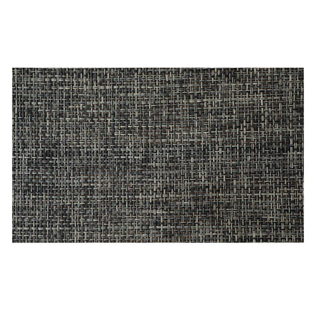 Stylish and durable waterproof placemats in black, protecting a dining table from spills and stains