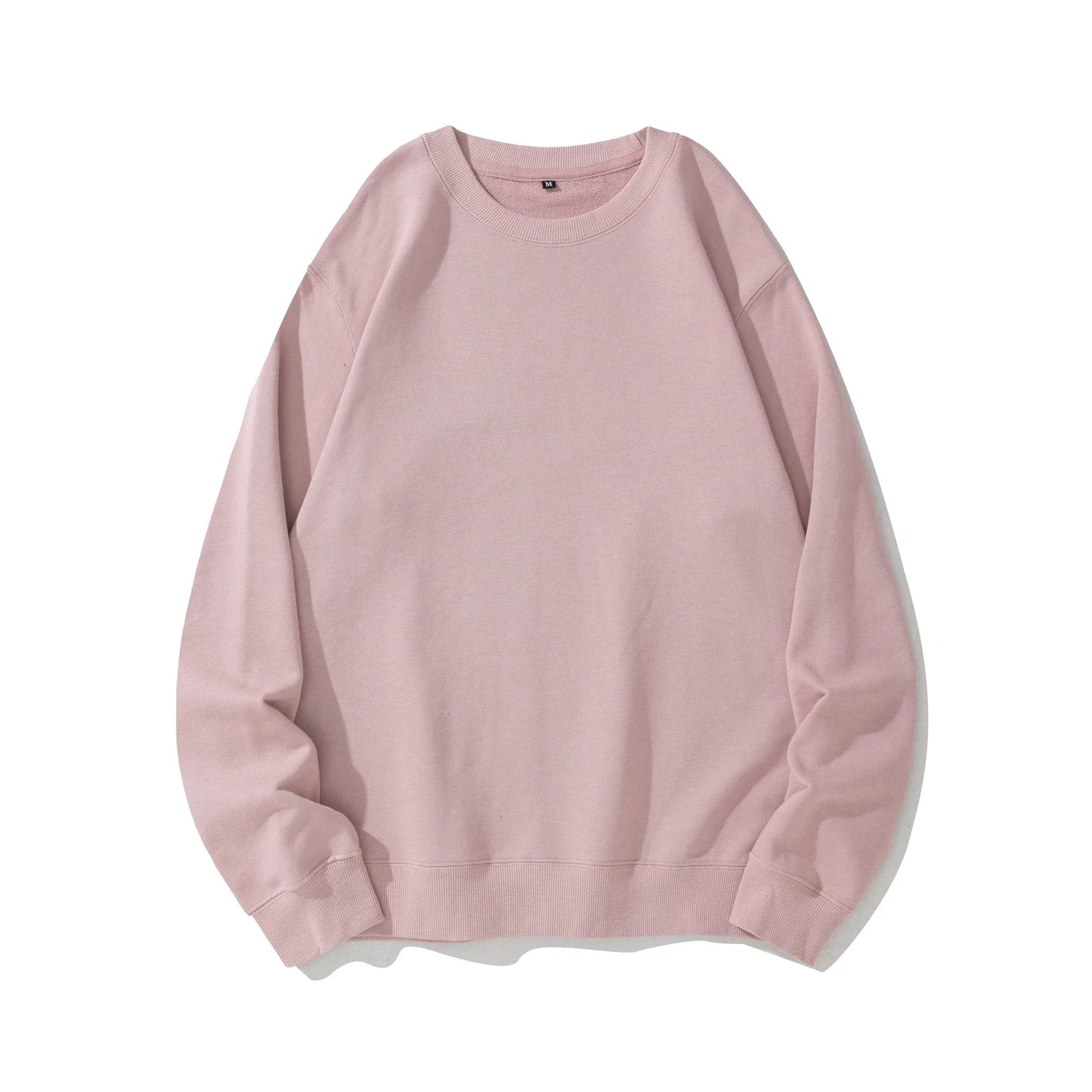 Premium heavyweight knitted jumper in a range of solid colours, made with soft cotton terry fabric for cosy comfort.