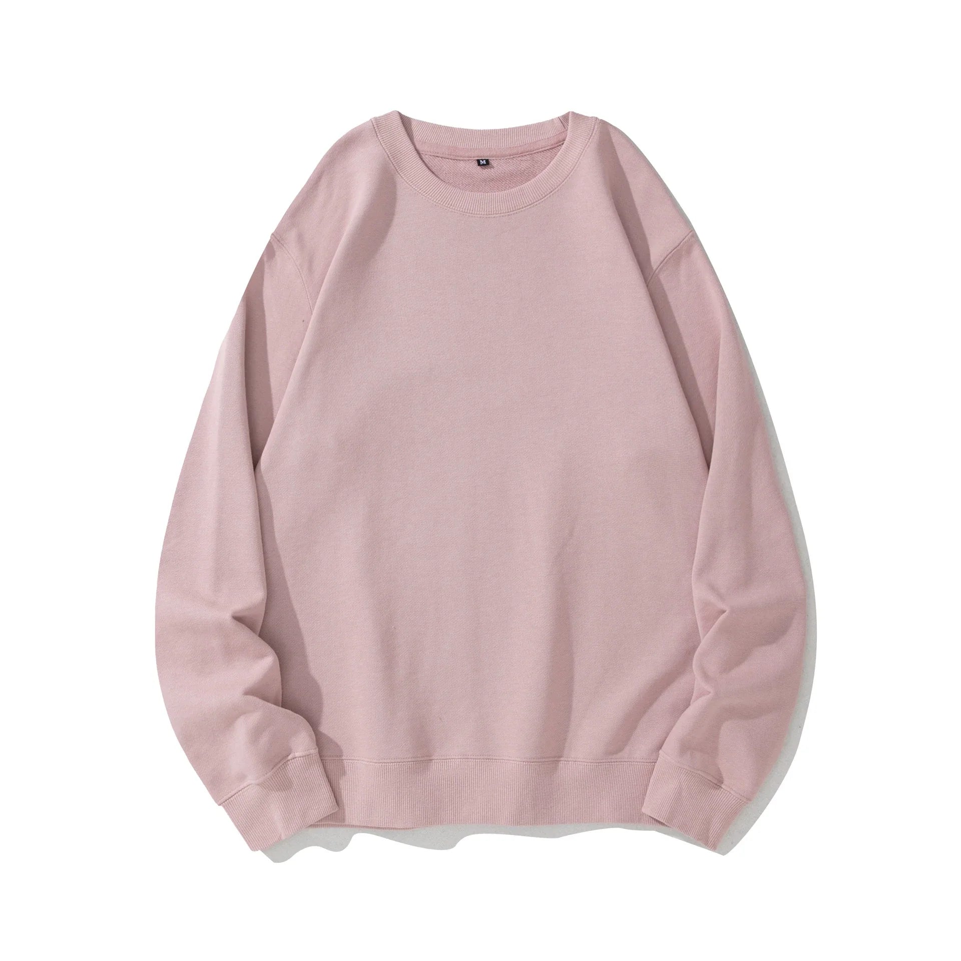 Premium heavyweight knitted jumper in a range of solid colours, made with soft cotton terry fabric for cosy comfort.