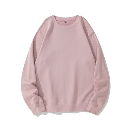 Premium heavyweight knitted jumper in a range of solid colours, made with soft cotton terry fabric for cosy comfort.