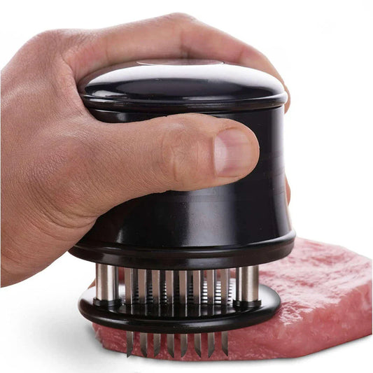 Premium manual eco-friendly stainless steel meat tenderizer for tenderising and softening tough cuts of meat