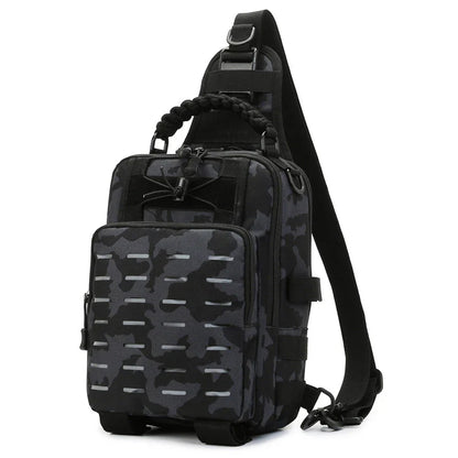 Versatile crossbody backpack with multiple compartments and adjustable straps for outdoor adventures