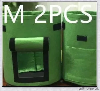 Premium breathable plant grow bags for growing potatoes, tomatoes, and other vegetables on balconies and in gardens