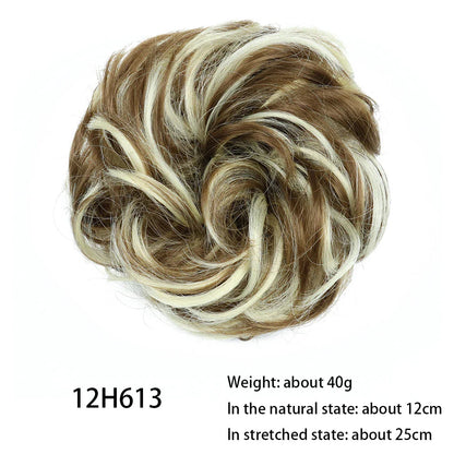 Messy Chignon Donut Hair Bun Pad in Fawn Brown, a versatile hair accessory that provides effortless elegance