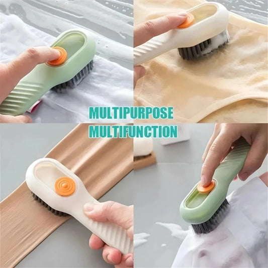 Premium Automatic Shoe Scrubber with Liquid Dispenser for Thorough Cleaning and Gentle Fabric Care