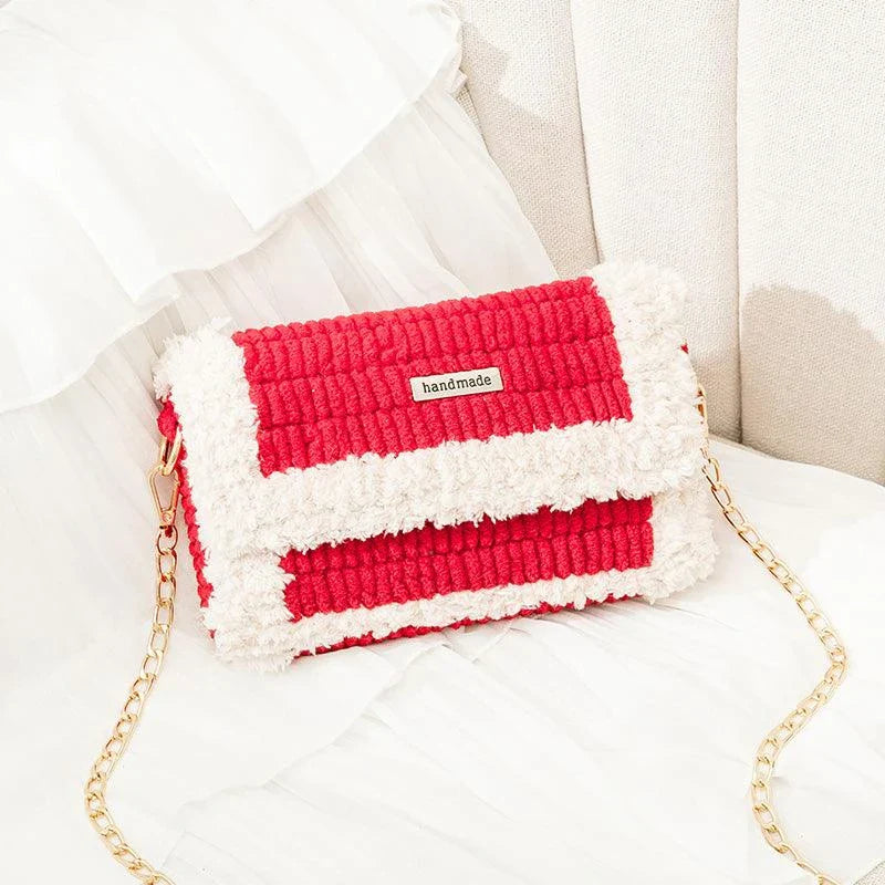 Handcrafted DIY sewing kit with Merino wool materials and tutorial for creating cosy, personalised accessories and gifts