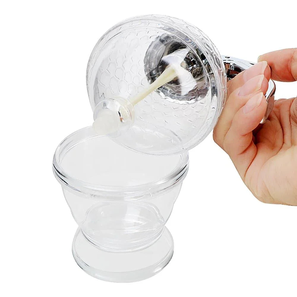Premium Elegant Honey Dispenser with Transparent Body and Sturdy Silver Handle for Smooth, Drip-Free Pouring