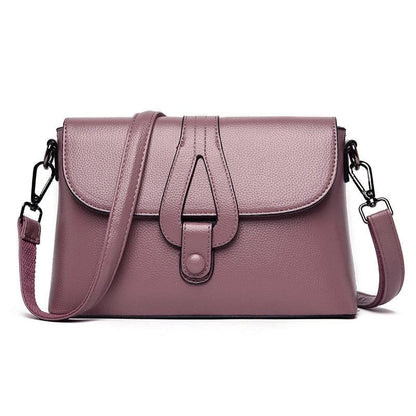 Trendha premium leather ladies' diagonal shoulder bag in a variety of stylish colours