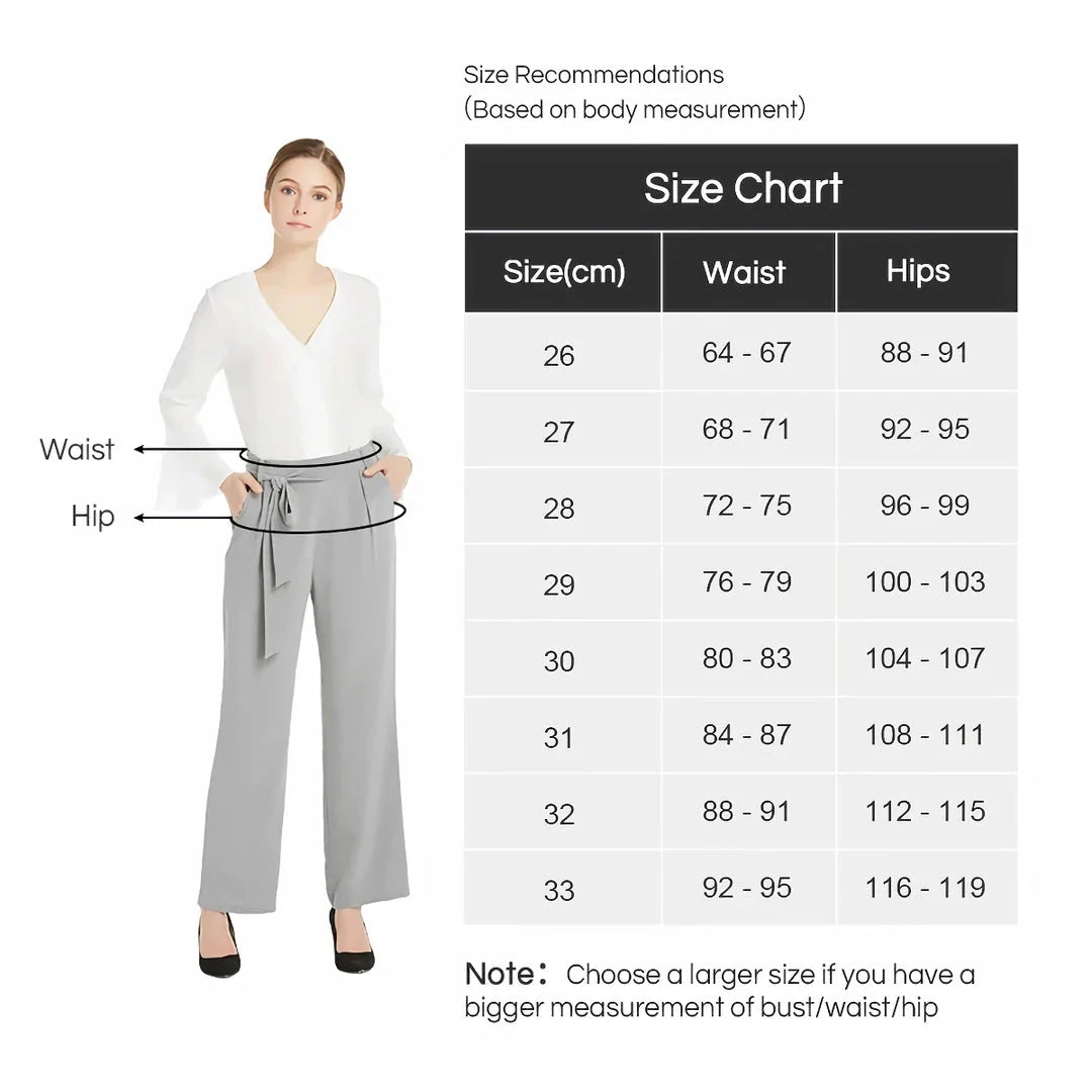 Exquisite grey silk wide-leg trousers with high-waisted design and relaxed fit for sophisticated style