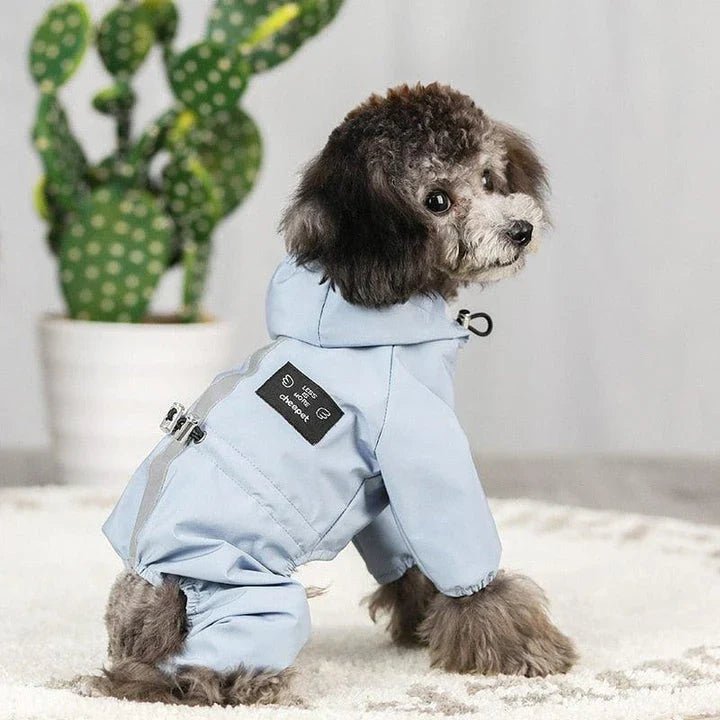 A weatherproof and breathable dog coat made with premium nylon materials to protect your canine companion from the elements.