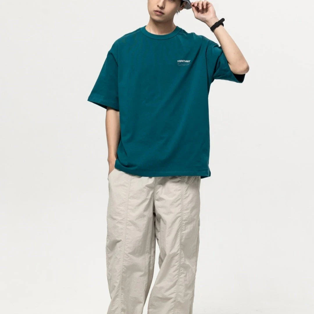 Retro university-inspired loose fit t-shirt in a range of classic colours, made with premium pure cotton fabric for exceptional comfort and style.