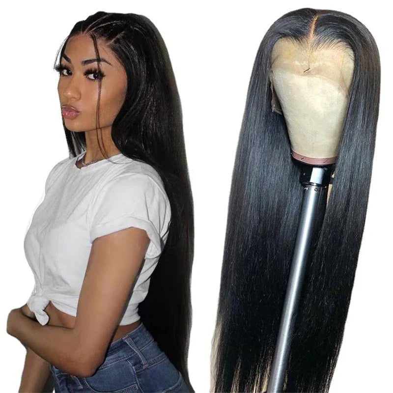 Premium high-temperature synthetic long straight hair cover in various colours