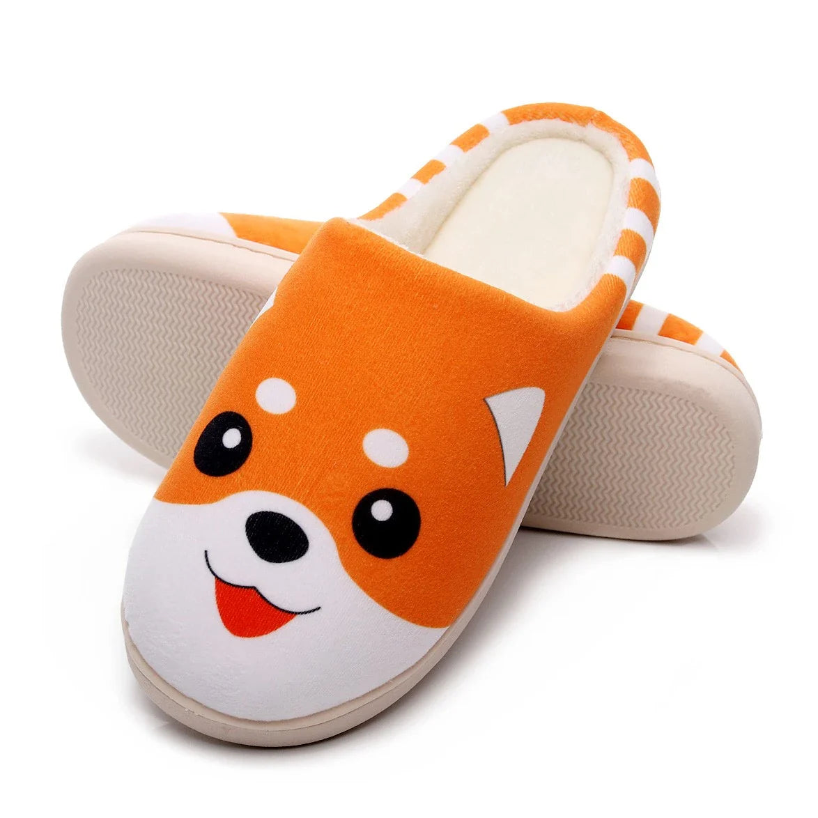 Luxurious velvet home slippers with plush lining and non-slip outsole for cosy indoor comfort