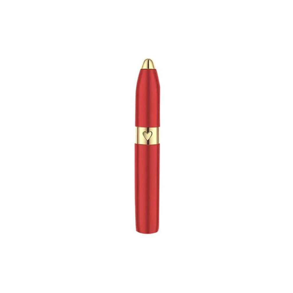 Mini Electric Eyebrow Trimmer Pen with built-in LED light for precise brow grooming